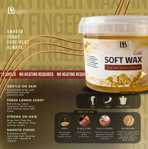 Gold Soft Wax how to use - LumirasBeauty