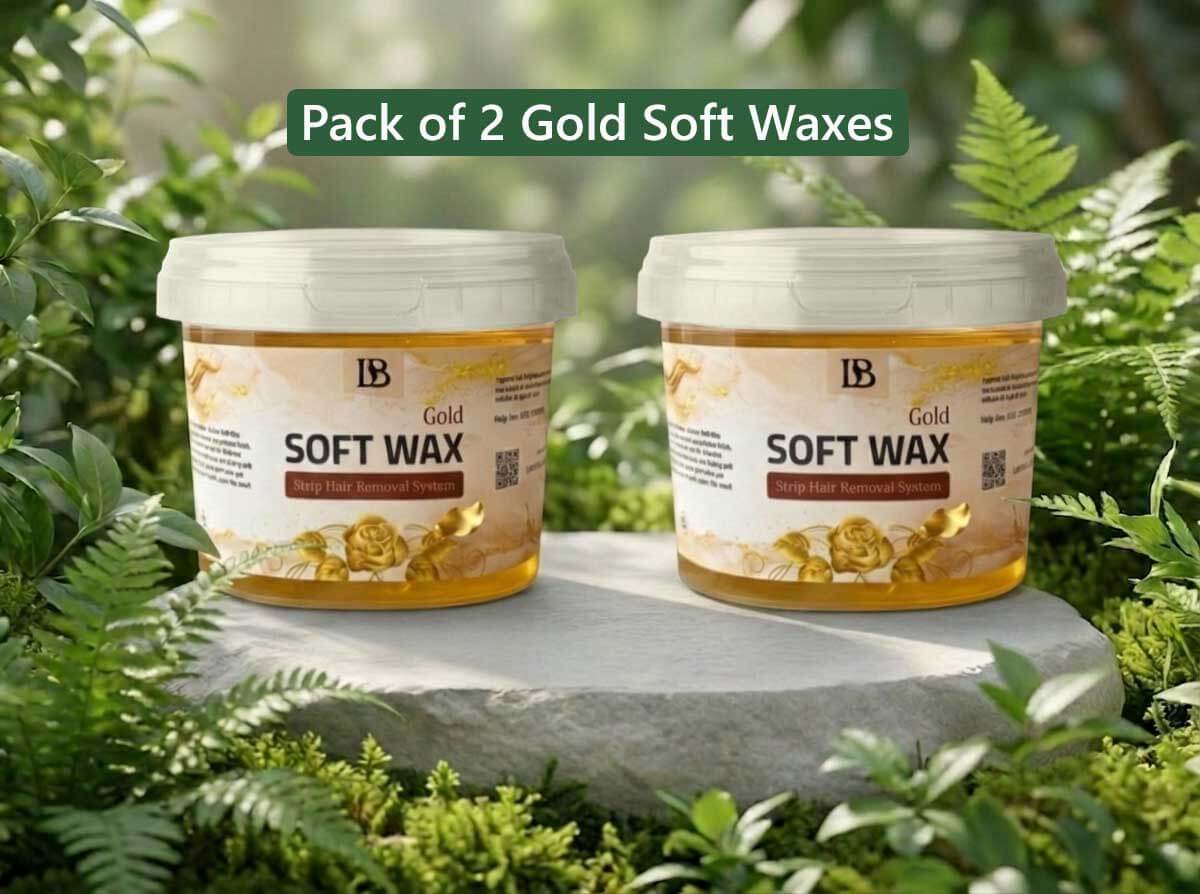 Pack of 2 Gold Soft Wax - LumirasBeauty