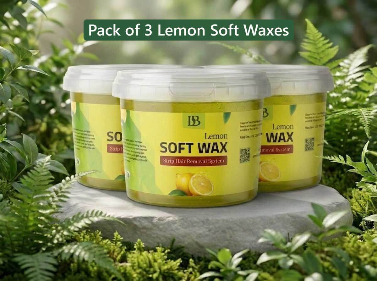 pack of 3 lemon soft wax - LumirasBeauty